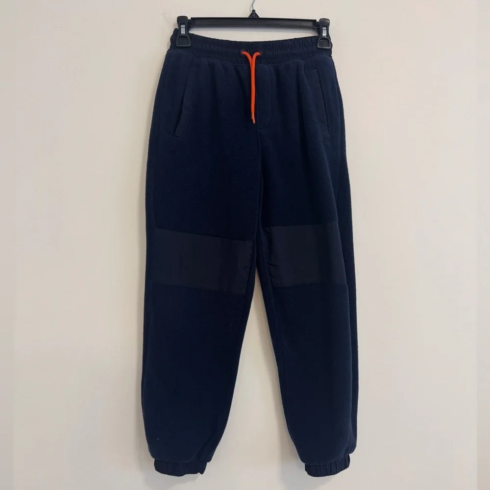 Old Navy Kids Navy Joggers with Orange Accent